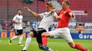 Petersen's first international cap ended on a sour note